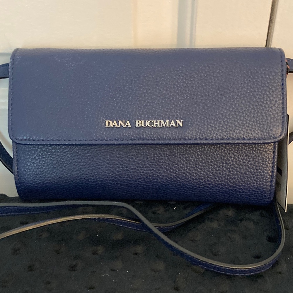 NWT Dana Buchman Royal Blue Crossbody Bag